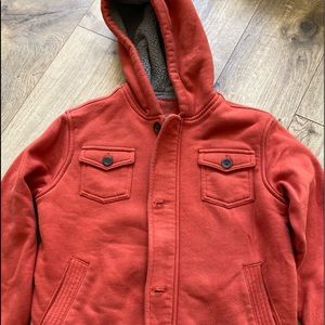 Lands End Boys Sherpa lined Sweatshirt